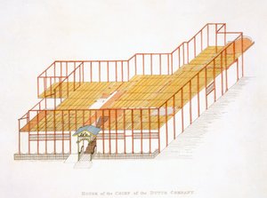 荷兰东印度公司的主席，来自日本插图，出版于1822年 作者 英语学校