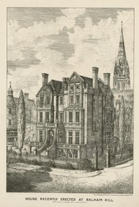 House最近在Balham Hill竖立起来 作者 英语学校