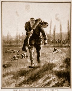 Lance-Corporal Holmes如何赢得VC，1914-19 作者 英语学校