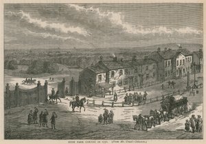 1750年的海德公园角落 作者 英语学校