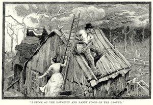 "我站在房顶上，芬妮站在地上"（雕刻） 作者 英语学校