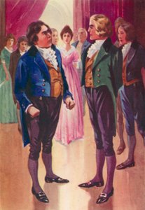 Dinah Maria Mulock 为 John Halifax Gentleman 绘制的插图（彩色石版画） 作者 英语学校