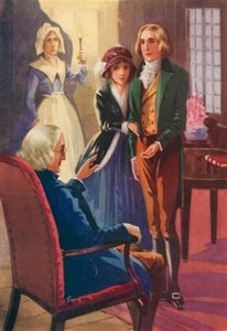 Dinah Maria Mulock 为《约翰-哈利法克斯绅士》绘制的插图（彩色石版画） 作者 英语学校