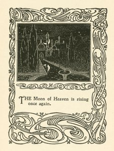 Omar Khayyam 的 Rubaiyat 插图（石版画） 作者 英语学校