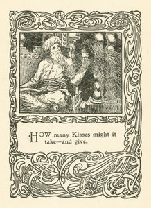 奥马尔-海亚姆的《Rubaiyat》插图（平版）。 作者 英语学校