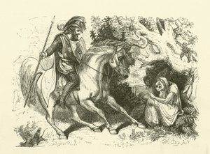托马斯-拇指爵士的历史》插图（雕刻） 作者 英语学校