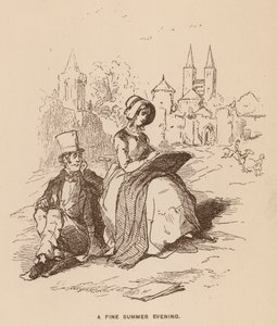 Illustration for Vanity Fair by Thackeray (litho) 作者 英语学校