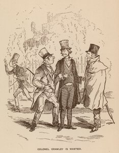由Thackeray的名利场的插图 作者 英语学校
