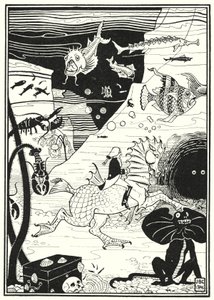 蒙乔生男爵历险记》插图（雕刻）。 作者 英语学校