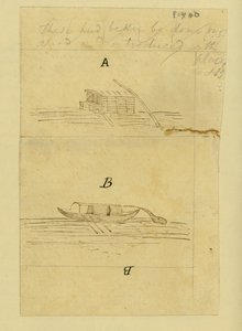 插图，写信，写在美国西部的旅程上......，Elias Fordham Pym，1818年（另见332331） 作者 英语学校