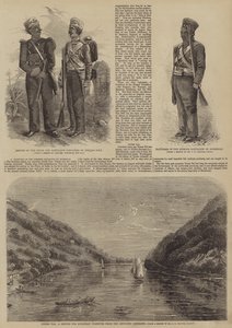1857年的印度叛乱（雕刻）。 作者 英语学校