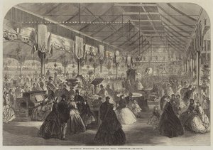 伯明翰宾利厅的工业展览（雕刻）。 作者 英语学校