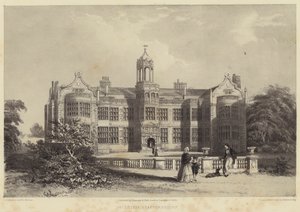 英吉利，斯塔福德郡（雕刻）。 作者 英语学校
