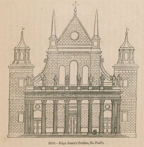Inigo Joness Portico，圣保罗大教堂，伦敦 作者 英语学校