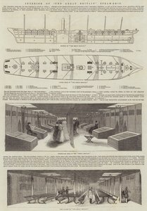 Interior of "The Great Britain" Steam-Ship (engraving) 作者 英语学校