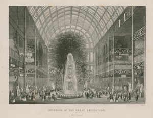 伟大的展览的内部，1851年，北Transept 作者 英语学校