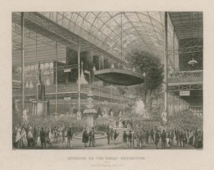 伟大的展览的内部，盛大开幕，1851年5月1日 作者 英语学校