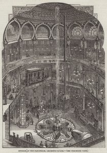 Panopticon 的内部，莱斯特广场（雕刻） 作者 英语学校