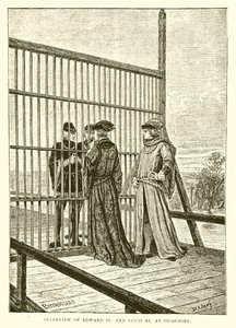 在Picquigny采访Edward IV和Louis XI 作者 英语学校