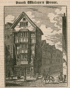 Isaak Waltons House，Fleet Street，London 作者 英语学校