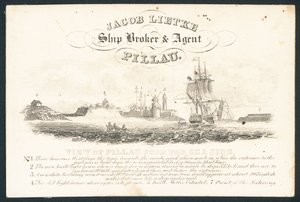 Jacob Lietke，船舶经纪人和代理人，贸易卡 作者 英语学校