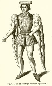Jean de Montagu，在Agincourt被杀 作者 英语学校