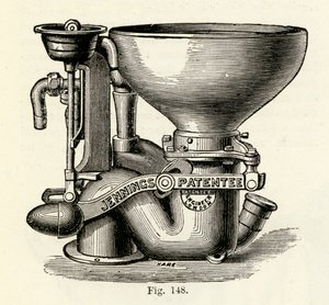 詹宁斯改进了Bramah Valve Closet，1870 作者 英语学校