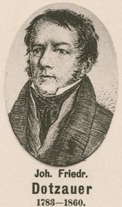 Johann Friedrich Dotzauer（雕刻） 作者 英语学校