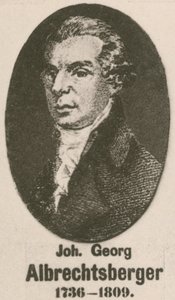 Johann Georg Albrechtsberger（雕刻） 作者 英语学校