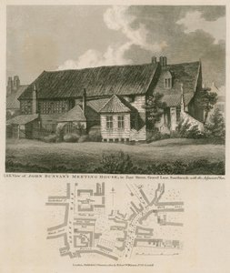 John Bunyans会议室，Zoar街，Gravel Lane，Southwark 作者 英语学校