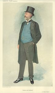 约翰卡斯卡特Wason，奥克尼和设得兰，1909年9月15日，名利场卡通 作者 英语学校
