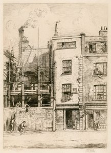 John Drydens House，位于Fetter Lane 作者 英语学校