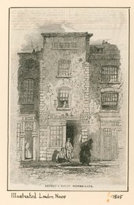 John Drydens House，位于Fetter Lane 作者 英语学校