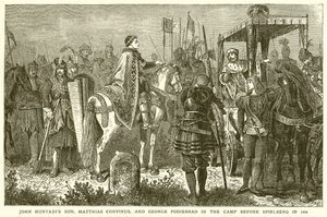 John Hunyadis Son，Matthias Corvinus和George Podiebrad于1468年在斯皮尔伯格之前的营地 作者 英语学校