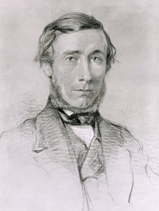 约翰廷德尔（John Tyndall，1820-93）（木炭在白纸上加高） 作者 英语学校