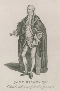 约翰威尔克斯，当选伦敦奥尔德曼，1769年Jnauary 作者 英语学校