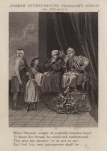 Joseph interpreting Pharaoh