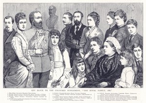 1880年，皇室的彩色补充的关键部分 作者 英语学校