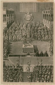 查尔斯一世国王在1648年在白厅高等法院出庭 作者 英语学校