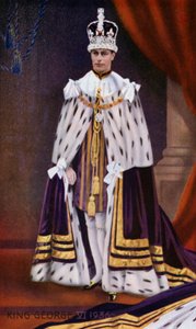 乔治六世国王（彩色平版） 作者 英语学校
