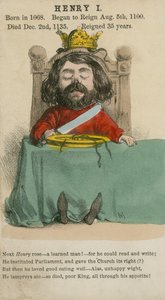 亨利一世国王（aquatint） 作者 英语学校