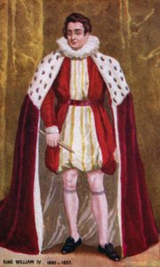 King William IV (colour litho) 作者 英语学校