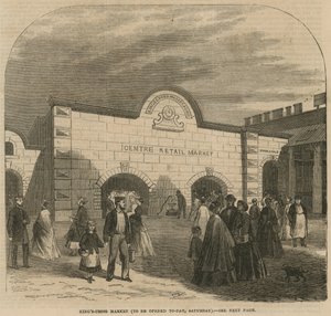 国王十字市场将于1868年8月8日星期六开放 作者 英语学校