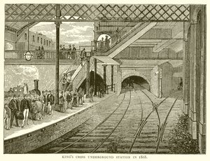 1868年国王十字地铁站 作者 英语学校