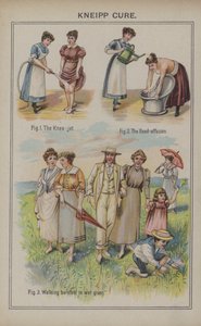 Kneipp Cure（彩色平版印刷）。 作者 英语学校