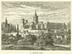 La Trinite, Caen（雕刻）。 作者 英语学校