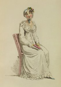 Ladies Morning Dress，来自Ackermanns Repository of Arts的时装板，1815年 作者 英语学校