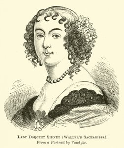 Lady Dorothy Sidney，Wallers Sacharissa 作者 英语学校