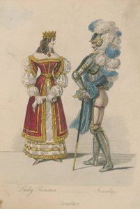 Lady Rowena和Ivanhoe 作者 英语学校