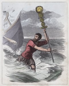 Landing of the Romans (coloured engraving) 作者 英语学校